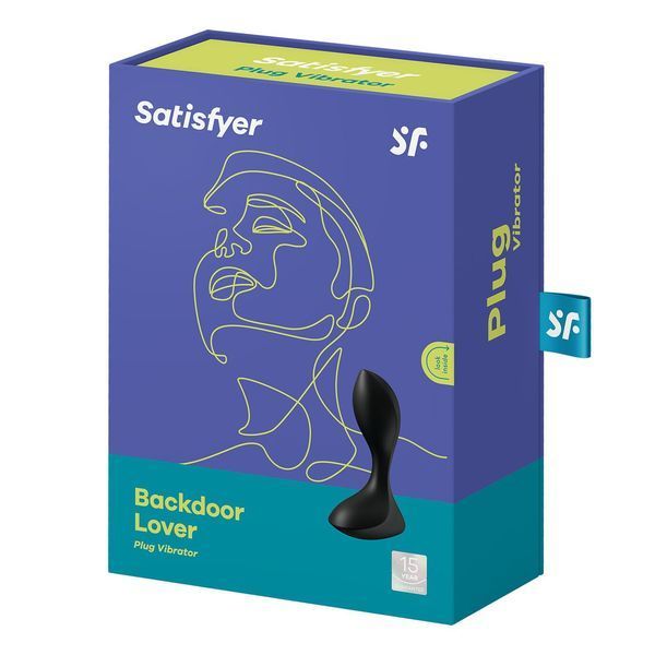 Анальна вібропробка чорна - Satisfyer Backdoor Lover Black SO5440 фото