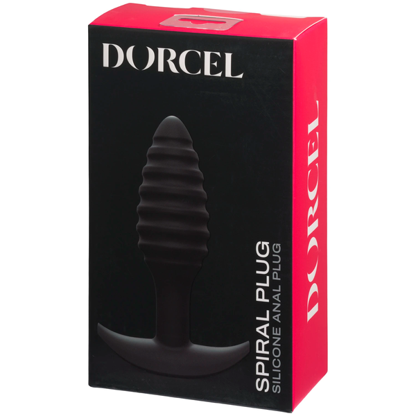 Анальна пробка, діаметр 3 см, силікон - Dorcel SPIRAL PLUG No. 1 SO8289 фото