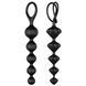 Набір анальних намистин, макс. діаметр 3,3 см та 3,5 см, силікон - Satisfyer Beads Black SO2740 фото 1