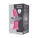 Фалоімітатор SilexD Robby Pink Glow in the dark, двошаровий, силікон+Silexpan, діаметр 3,5см SO7032 фото 2