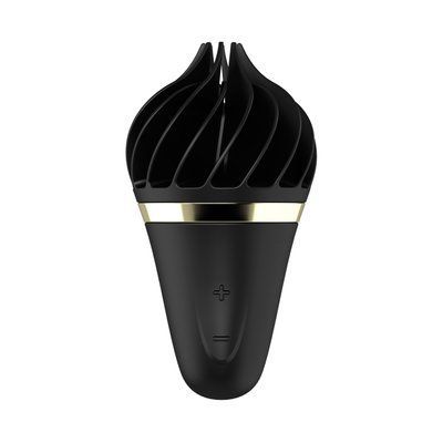 Морозиво-спінатор, 10 режимів роботи, водонепроникний - Satisfyer Lay-On - Sweet Treat Black/Gold SO3551 фото