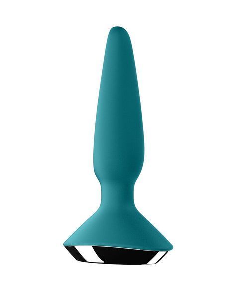 Анальна смарт-вібропробка бірюрова - Satisfyer Plug-ilicious 1 Petrol SO5441 фото