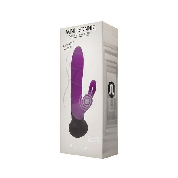 Вібратор з обертанням стовбура з петелькою для пальчика - Adrien Lastic Mini Bonnie AD10861 фото