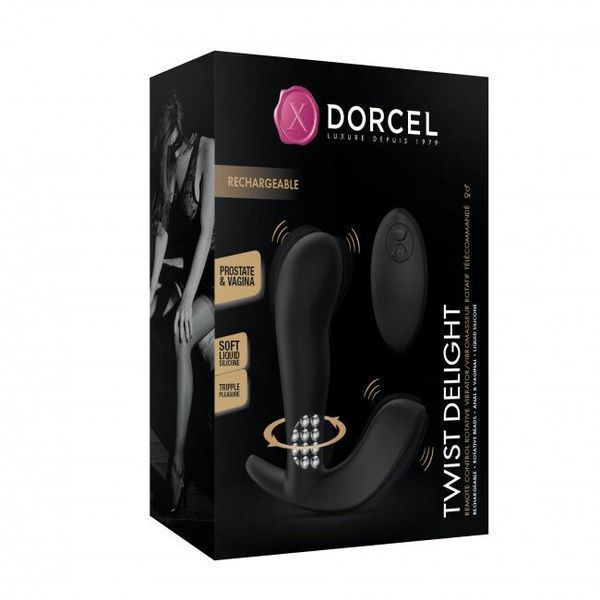 Універсальний вібратор з перловим масажем Dorcel TWIST DELIGHT SO5080 фото