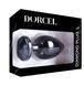 Металева анальна пробка з чорним кристалом, розмір L - Dorcel Diamond Plug SO7810 фото 7