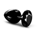 Металева анальна пробка з чорним кристалом, розмір L - Dorcel Diamond Plug SO7810 фото 1