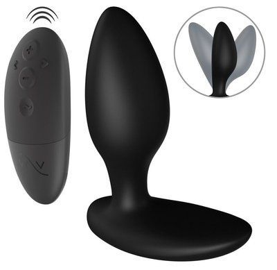 Анальна смарт-вібропробка з пультом ДК - We-Vibe Ditto+ Satin Black SX2147 фото