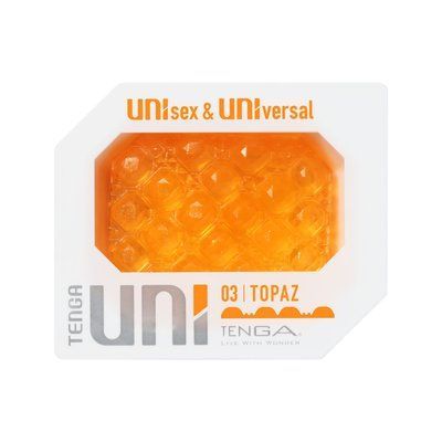 Міні-мастурбатор Tenga UNI Topaz, топазовий (з круглими виступами) SO9807 фото