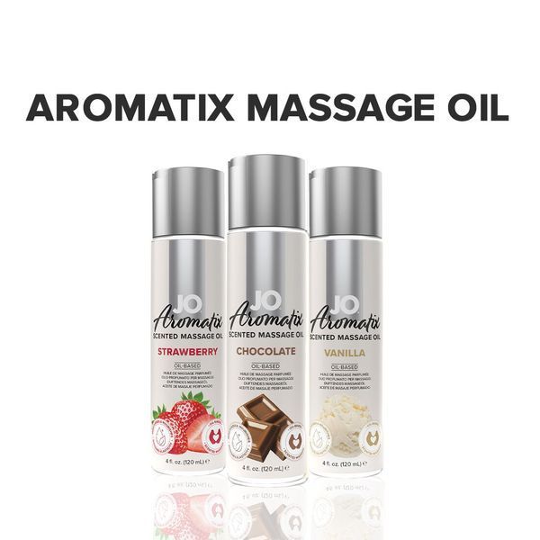 Натуральна масажна олія Шоколад (120 мл) System JO Aromatix &mdash; Massage Oil SO6767 фото