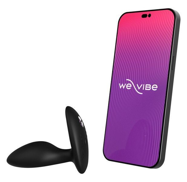 Анальна смарт-вібропробка з пультом ДК - We-Vibe Ditto+ Satin Black SX2147 фото