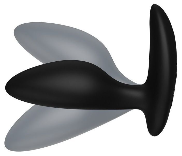 Анальна смарт-вібропробка з пультом ДК - We-Vibe Ditto+ Satin Black SX2147 фото