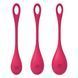 Набір йоні намистин Satisfyer Yoni Power 1 Red, діаметр 2-2,5-3см, вага 22-46-74гр SO5547 фото 3