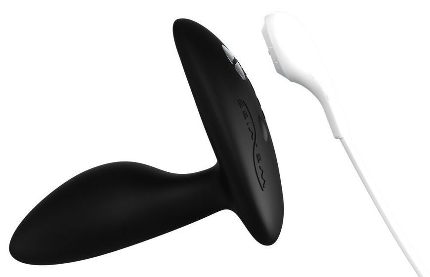 Анальна смарт-вібропробка з пультом ДК - We-Vibe Ditto+ Satin Black SX2147 фото