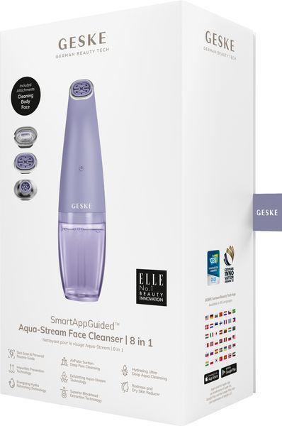 Очищуючий засіб для обличчя GESKE Aqua-Stream Face Cleanser 8в1 purple HB0402 фото