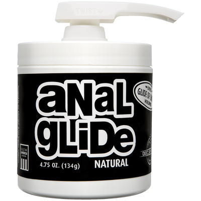 Анальна змазка на олійній основі тривале ковзання - Doc Johnson Anal Glide Natural (127 г) SO1567 фото