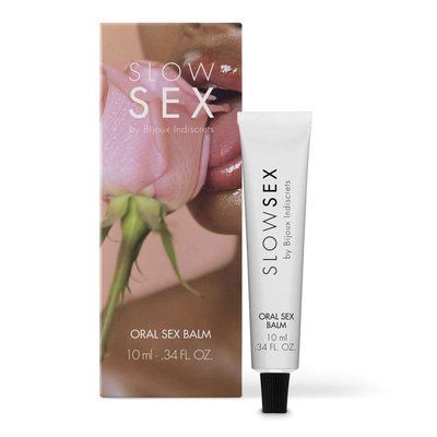 Стимулювальний бальзам для мінету з м'ятним ефектом - Bijoux Indiscrets Slow Sex Oral sex balm SO5902 фото