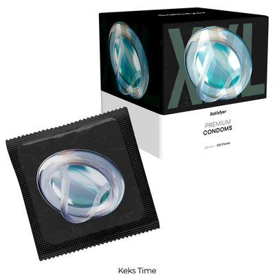 Набір презервативів Satisfyer Premium Condoms XXL (64 мм) 100 шт SX3270 фото