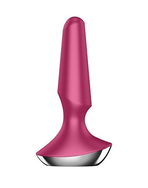 Анальна смарт-вібропробка рожева - Satisfyer Plug-ilicious 2 Berry SO5443 фото