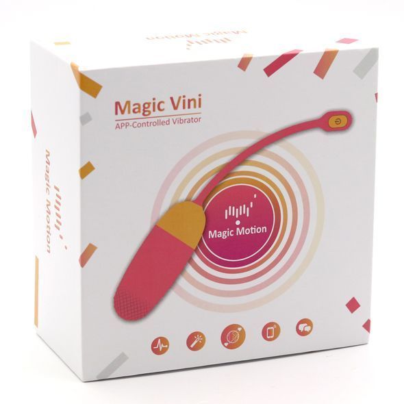 Смарт-віброяйце, керування зі смартфона - Magic Motion Vini Orange SO4481 фото