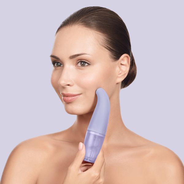 Очищуючий засіб для обличчя GESKE Aqua-Stream Face Cleanser 8в1 purple HB0402 фото