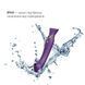Смартвібратор 3в1 Zalo &mdash; Queen Twilight Purple, пульсівна перлина та вакуум, кристал Swarovski SO6664 фото 6