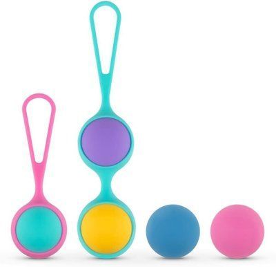 Набір вагінальних кульок PMV20 Vita Kegel Ball Set (5 шт, діаметр 3 см) SO8896 фото