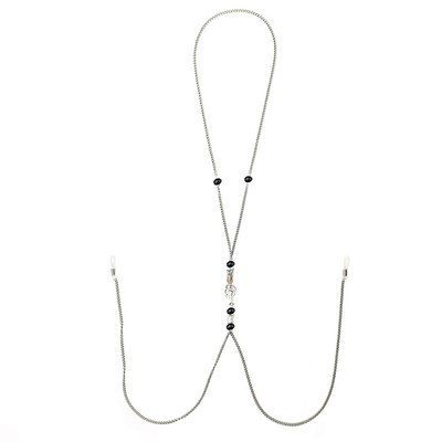 Прикраса для сосків Art of Sex - Nipple Clamps Arrow, колір чорний SO5852 фото