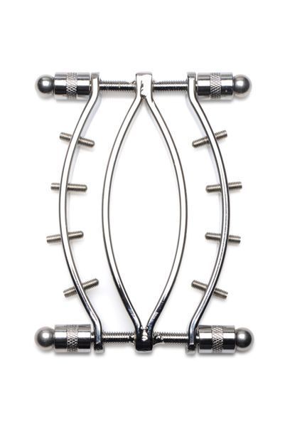 Затискач для вагіни Master Series: Spread 'Em Poker Vagina Clamp with Adjustable Pressure Screws, ши SO8798 фото