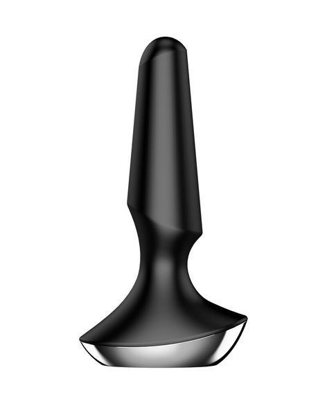 Анальна смарт-вібропробка чорна - Satisfyer Plug-ilicious 2 Black SO5444 фото