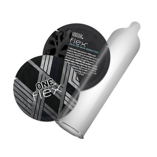 Презервативи з графеном ONE Flex Graphene Condom 3 шт, картонна коробка SX0783 фото