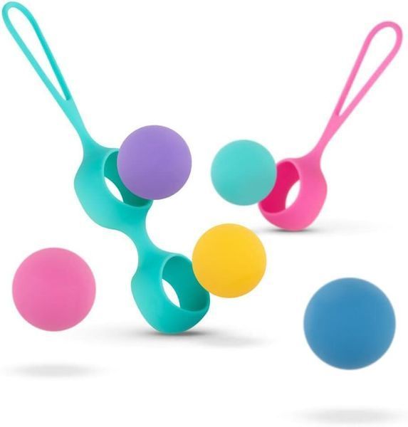 Набір вагінальних кульок PMV20 Vita Kegel Ball Set (5 шт, діаметр 3 см) SO8896 фото