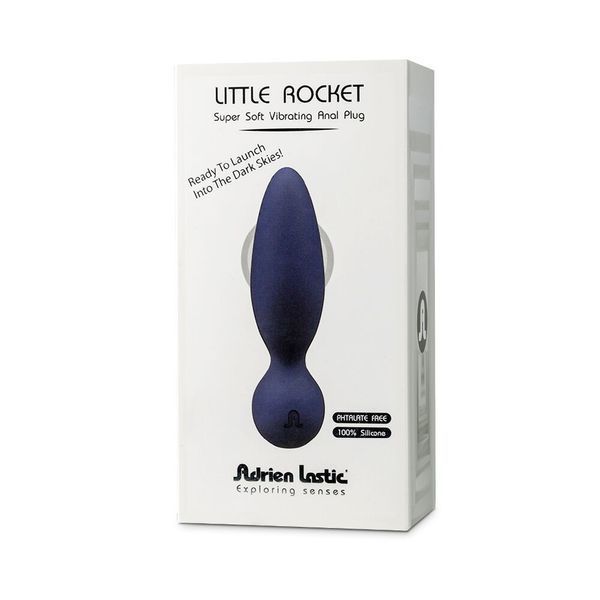 Анальна вібропробка, діаметр 3,5 см, soft-touch - Adrien Lastic Little Rocket SO4482 фото
