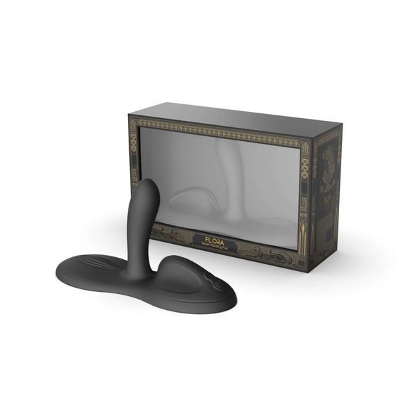 Вібратор Zalo &ndash; Flora Obsidian Black SX0717 фото