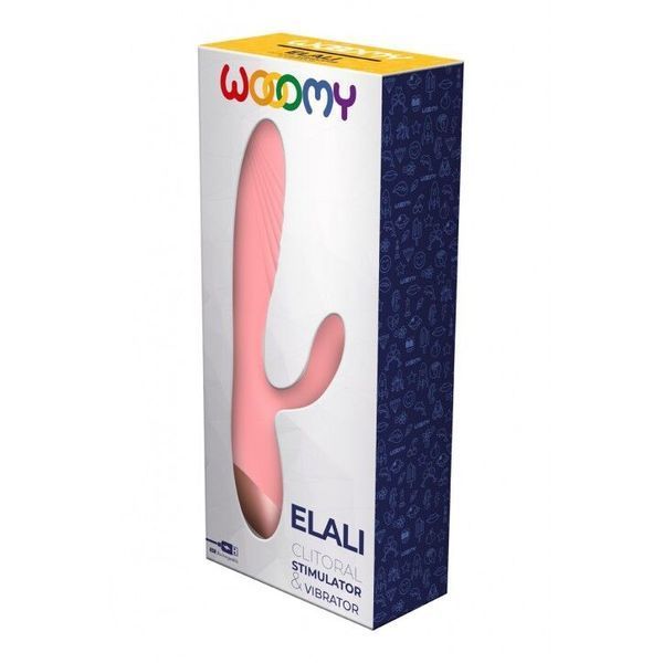 Вібратор-кролик - Wooomy Elali Pink Rabbit Vibrator SO7411 фото