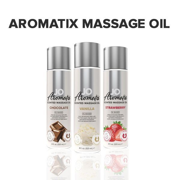 Натуральна масажна олія Ваніль (120 мл) System JO Aromatix &mdash; Massage Oil SO6769 фото