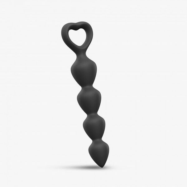 Анальний ланцюжок чорний, розмір L - Love To Love BING BANG L BLACK ONYX SO5083 фото