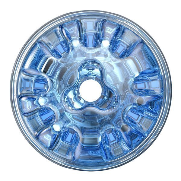 Мастурбатор компактний, для пар і мінету Fleshlight Quickshot Turbo Blue Ice SX0678 фото