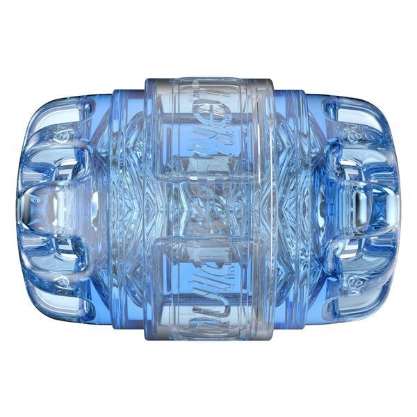 Мастурбатор компактний, для пар і мінету Fleshlight Quickshot Turbo Blue Ice SX0678 фото