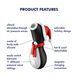 Вакуумний кліторальний стимулятор Satisfyer Penguin Holiday Edition, у шапочці та шарфі SO8777 фото 7