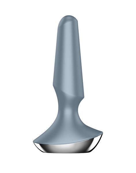 Анальна смарт-вібропробка голуба - Satisfyer Plug-ilicious 2 Ice Blue SO5445 фото