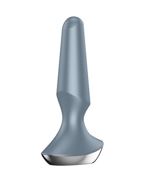 Анальна смарт-вібропробка голуба - Satisfyer Plug-ilicious 2 Ice Blue SO5445 фото