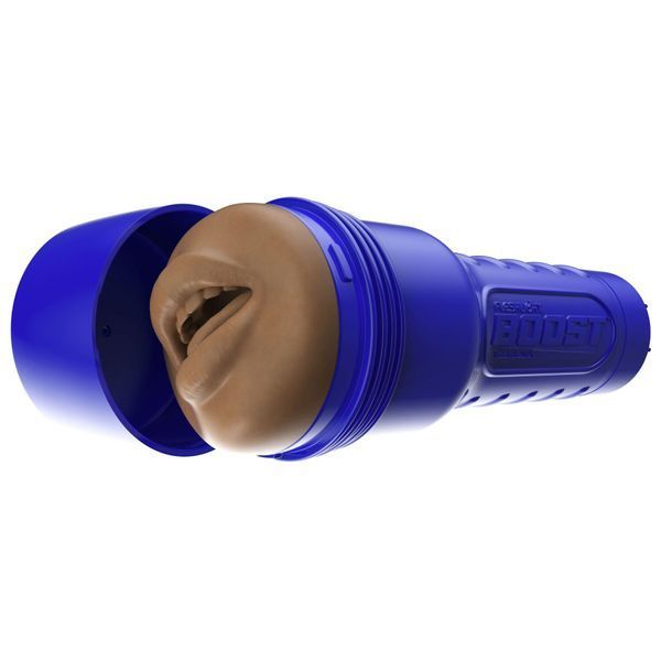 Мастурбатор-ротик Fleshlight Boost Blow Medium Dark Flesh, плаваючі кільця Turbo Tech SX1316 фото