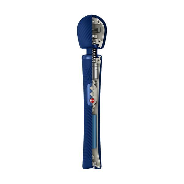 Вібромасажер, суперпотужний та легкий, до 6 годин роботи - Fun Factory VIM Vibrating Wand midnight blue SX0920 фото