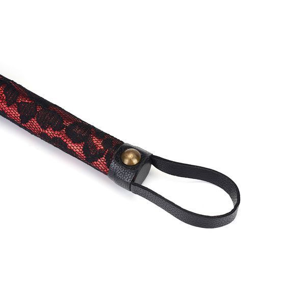 Шкіряний флогер з мереживом Liebe Seele Victorian Garden Flogger SO9475 фото