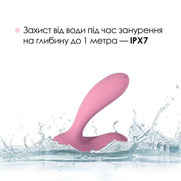 Смарт вібратор в трусики Svakom Erica Romantic Rose, дуже гнучкий, 2 мотори SO8219 фото