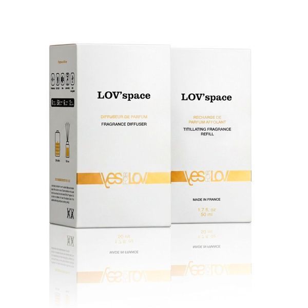 Ультразвуковий аромадифузор повітря YESforLOV LOV'space + Східний парфум 50 мл (Titillating Fragrance) SX4532 фото