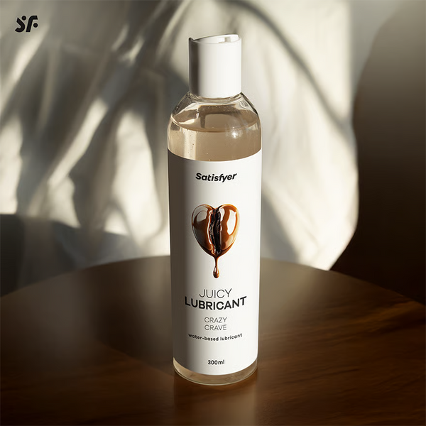 Лубрикант на водній основі з ароматом кави - Satisfyer Juicy Lubricant Crazy Crave water based, 300 мл SX2723 фото