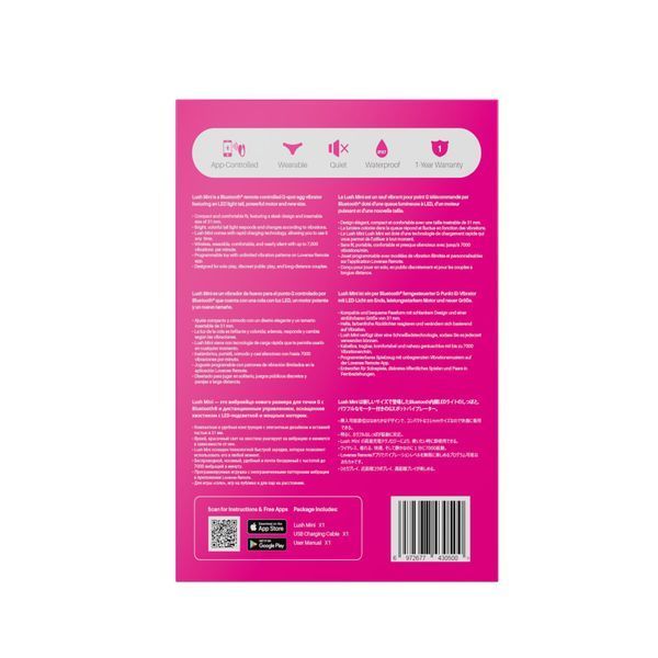 Міні смарт-віброяйце Lovense Lush Mini, зменшена версія Lovense Lush 4 SX2663 фото