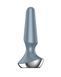 Анальна смарт-вібропробка голуба - Satisfyer Plug-ilicious 2 Ice Blue SO5445 фото 1