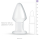 Скляна анальна пробка, діаметр 4,4 см - Gildo Glass Buttplug No. 25 SO4416 фото 3